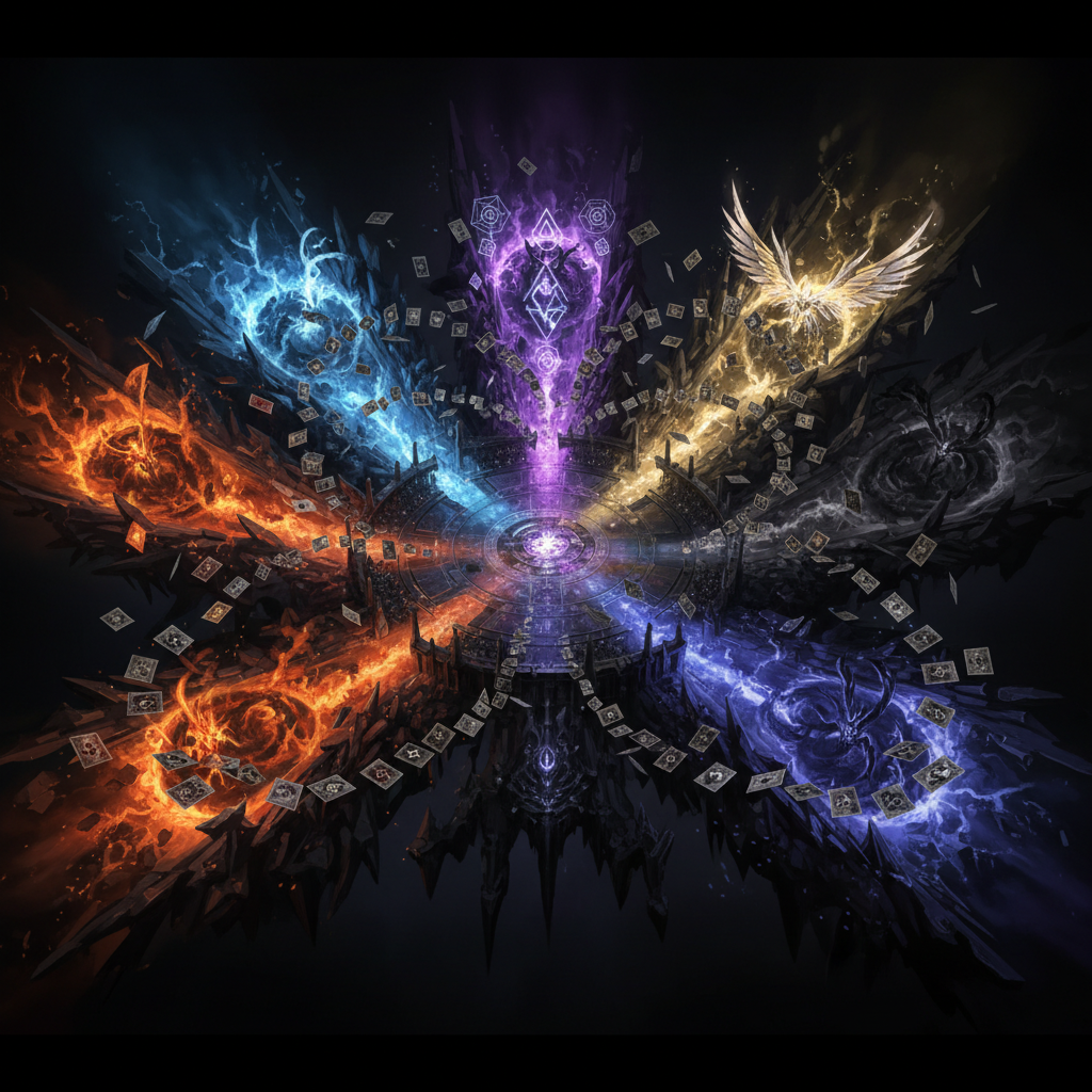 The Arena Rises — the nexus of the Shattered Realms